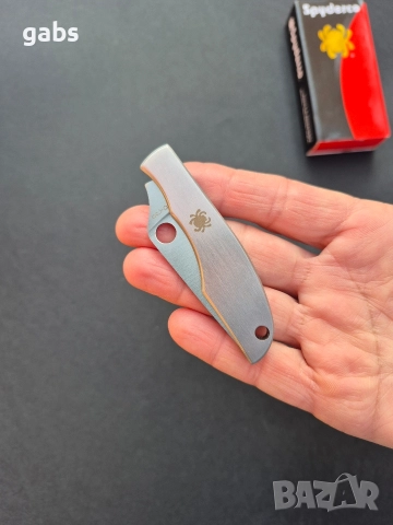 Сгъваем джобен нож Spyderco Grasshopper C138, снимка 9 - Ножове - 52851423