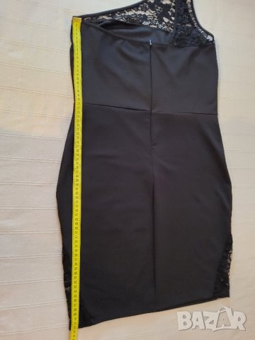 Малка черна рокля на MOHITO р-р L, снимка 8 - Рокли - 42421226