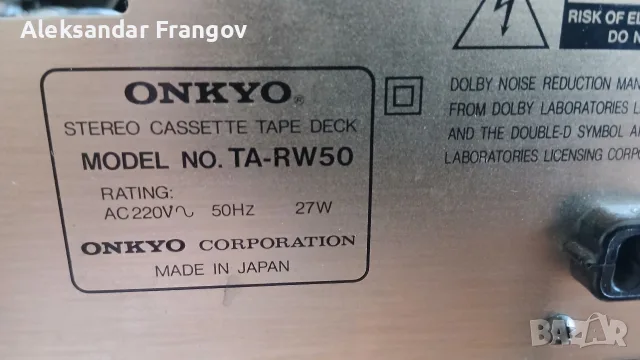 ONKYO TA - RW 50 MADE IN JAPAN , снимка 8 - Декове - 55840710