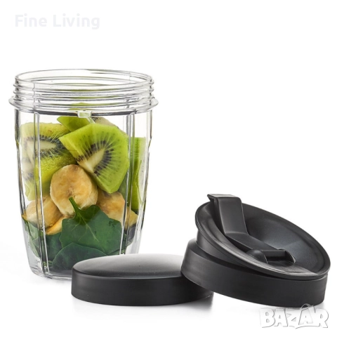 Нутри блендер Muhler, 1200W, 6 ножа, 2 чаши, Old Gold, снимка 5 - Блендери - 52144584