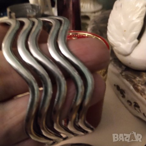 Масивна сребърна гривна ръчна изработка , снимка 5 - Гривни - 39674342