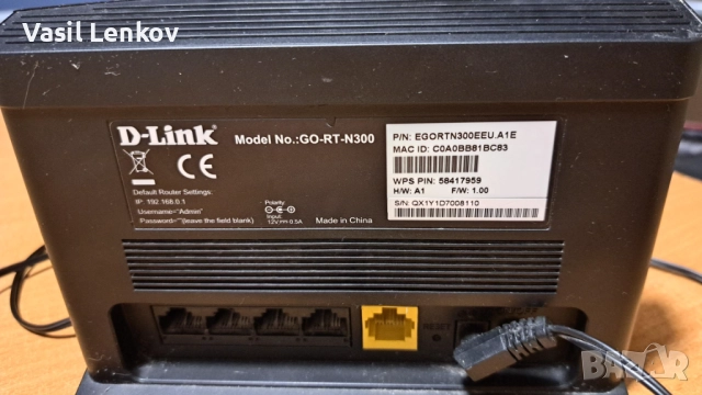 Рутер D-Link GO-RT0N300 , снимка 3 - Рутери - 52922801