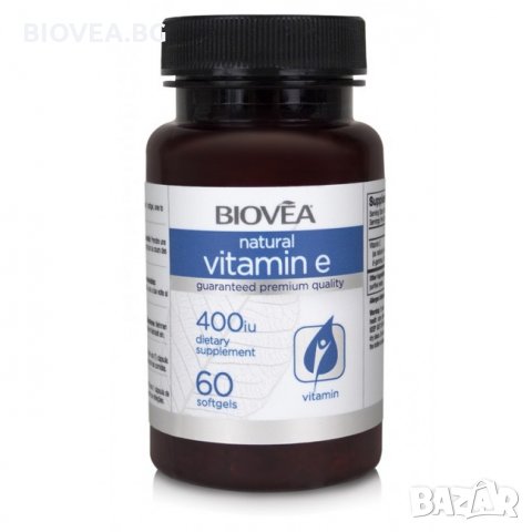 Хранителна добавка VITAMIN E 400 IU 60 Softgels, снимка 1 - Хранителни добавки - 30022269