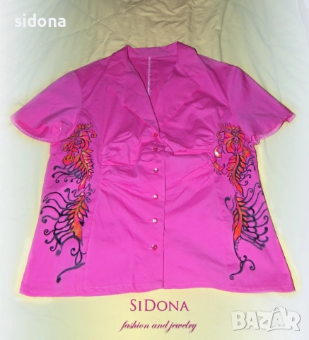 Рисувани ризи SiDona, снимка 8 - Ризи - 13804608