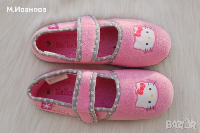 Детски пантофи  Hello Kitty №35, снимка 2 - Детски пантофи - 39471220