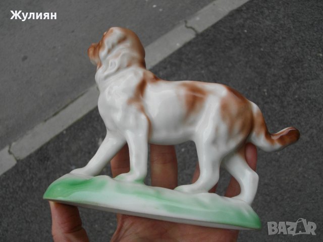  СТАР ПОРЦЕЛАН КУЧЕ IZIDA ИЗИДА КАРАКАЧАНСКА ОВЧАРКА, снимка 5 - Антикварни и старинни предмети - 40369072