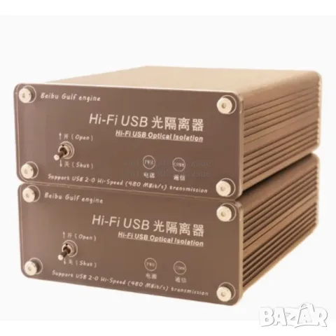 USB2.0 високоскоростен оптичен изолатор 480M интерфейс, HI FI   елиминиране на шума, снимка 4 - Други - 55952678