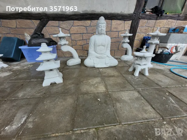 Градински фигури от бетон японски фенер/пагода