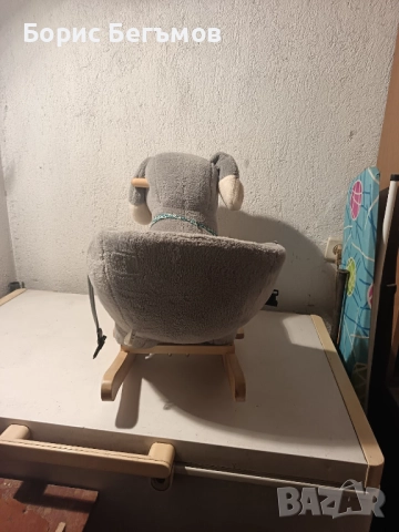 Люлка със седалка KikkaBoo - Сиво кученце, снимка 4 - Плюшени играчки - 52043862