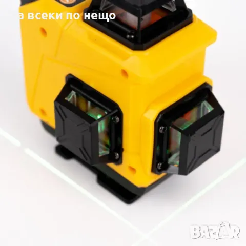 4D лазерен нивелир с 16 линии (четири точков), самонивелиращ се, със зелен лазер StahlMayer, снимка 2 - Измервателни инструменти - 50335574