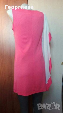 Прекрасна италианска рокля, цвят корал🍀👗M, M/L🍀👗арт.636, снимка 5 - Рокли - 29693057