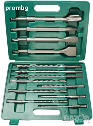 Mannesmann комплект длета и свредла 13 бр., SDS-plus, Германия