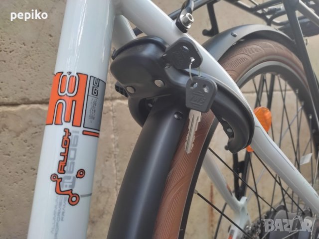 Продавам колела внос от Германия електрически велосипед DELUXE SPRINT CITY28 преден амортисьор,диск, снимка 17 - Велосипеди - 40552431