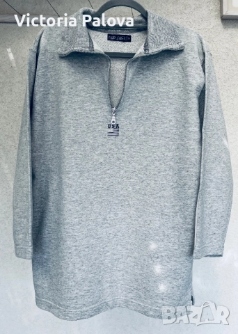 Худи/ блуза с цип LAURA GIANETTI унисекс, снимка 2 - Блузи с дълъг ръкав и пуловери - 52085204