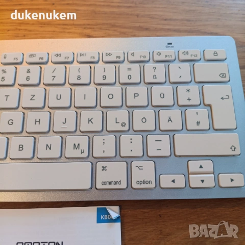 Безжична Bluetooth клавиатура за Mac с QWERTZ DE подредба, снимка 9 - Клавиатури и мишки - 53187862