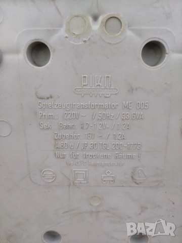 Ретро Трансформатор PIKO FZ1 за влакчета ГДР, снимка 3 - Колекции - 52944761