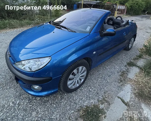 Пежо 206cc 2.0 бензин , снимка 3 - Автомобили и джипове - 56325995