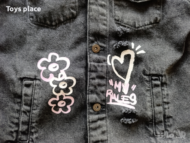 152 Страхотно детски дънково яке Актуален модел, снимка 8 - Детски якета и елеци - 50657677