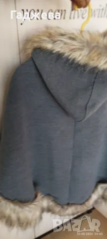 ново пончо с 30% вълна, снимка 2 - Палта, манта - 47402413