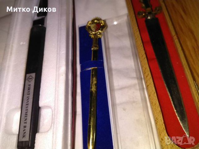 Ножчета за писма -5 броя кутии, снимка 6 - Колекции - 29590966