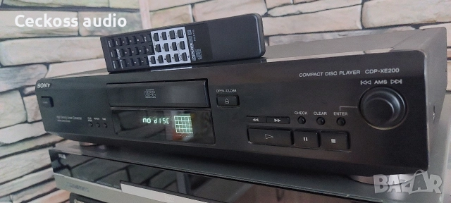 СД плеър SONY CDP-XE200 с дистанционно , снимка 4 - Ресийвъри, усилватели, смесителни пултове - 52857706