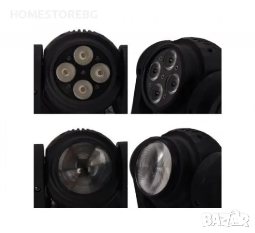 🎆 Двустранна роботизирана LED светлина – Компактна мощ за професионално сценично осветление! 🎆 , снимка 2 - Друго търговско оборудване - 50357306