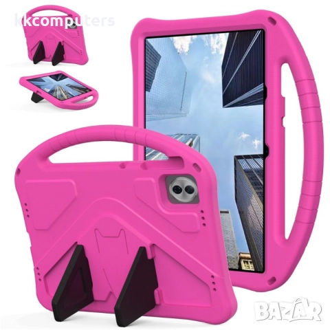 EVA Удароустойчив калъф за Honor Pad 10 | Протектор, Вградена стойка, Дръжка |Цвят: Черен, Син, Черв, снимка 5 - Калъфи, кейсове - 52085020