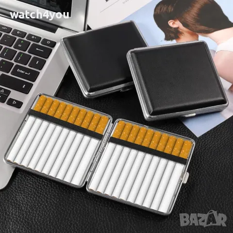 НОВА ЛУКСОЗНА ТАБАКЕРА ЗА ЦИГАРИ 80ММ И 100ММ.ТАБАКЕРИ ЗА ЦИГАРИ. CIGARETTE BOX.TABAKERI ZA TZIGARI., снимка 3 - Табакери - 44318405
