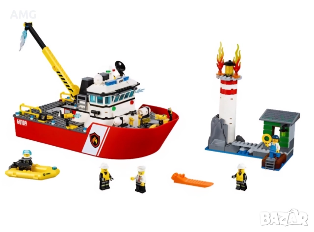 Lego City Fire Boat - Technic RC Tracked Racer, снимка 6 - Конструктори - 51585057