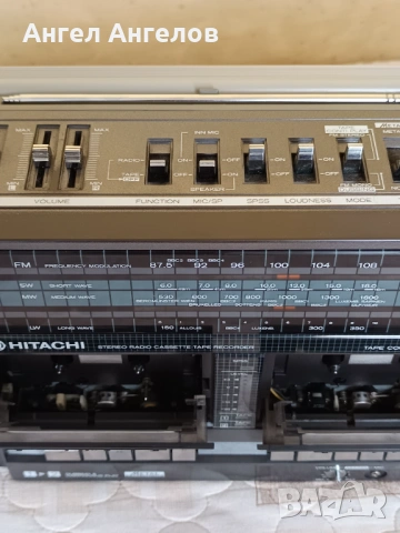 HITACHI TRK-W55E, снимка 5 - Радиокасетофони, транзистори - 53139212