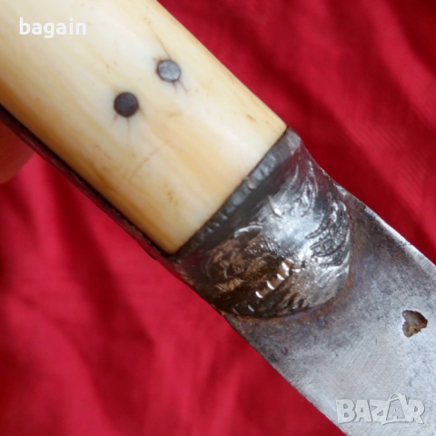Османски ятаган. нож. Крит., снимка 4 - Антикварни и старинни предмети - 53147428