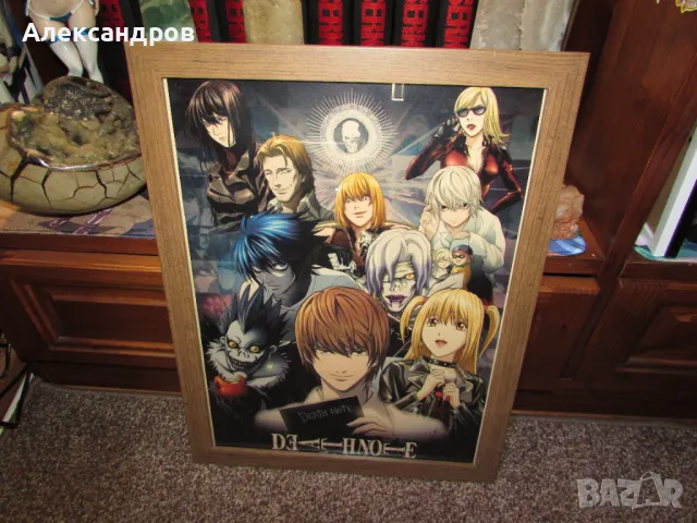 anime Death Note тетрадката на смъртта картина аниме, 33х43см, подходяща за подарък, снимка 3 - Списания и комикси - 50230285