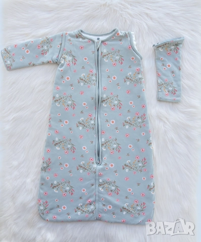Детски спален чувал със свалящи се ръкави 6-12 месеца