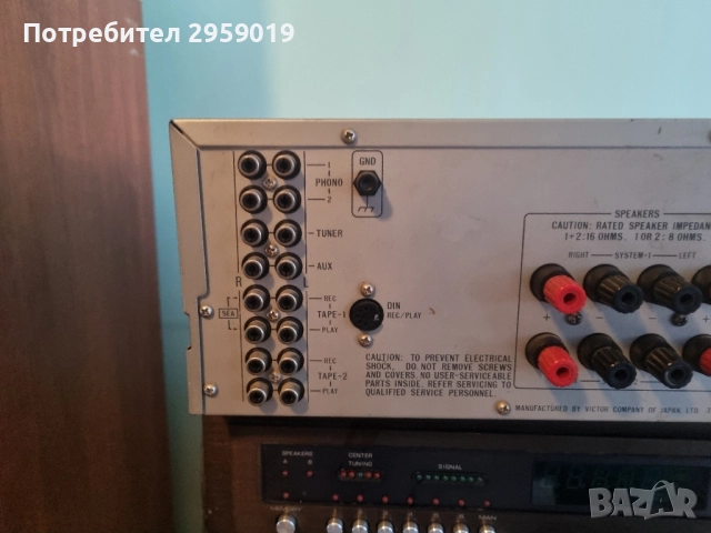 Jvc ax 55, снимка 4 - Ресийвъри, усилватели, смесителни пултове - 51543670