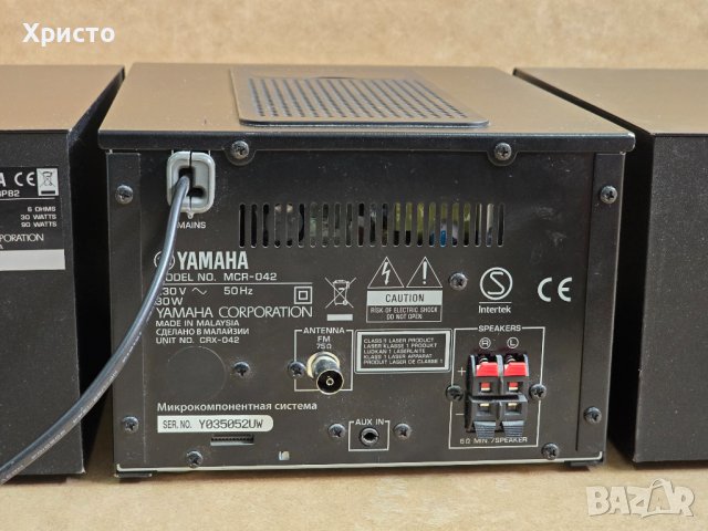 yamaha mcr-042 черна, снимка 5 - Аудиосистеми - 44464663