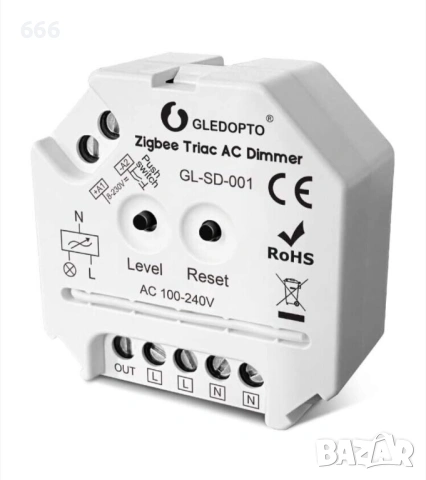 Димер за димируеми LED халогенни лампи, трансформатори и осветителни тела с бутонно свързване , снимка 10 - Друга електроника - 53239112