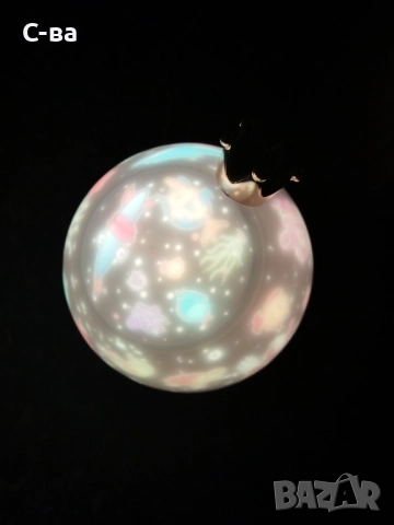 Нощна лампа - проектор HENSKE , снимка 5 - Настолни лампи - 52804028