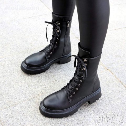 Равни дамски боти, снимка 3 - Дамски боти - 36653857