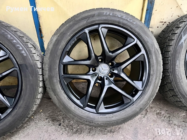 Оригинални джанти от Мерцедес G Klassa 21ц с зимни гуми, снимка 3 - Гуми и джанти - 51915508