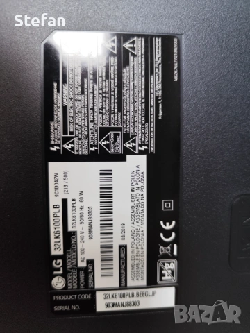 Продавам части от ТВ LG 43uk6400plf D39F272N3CW 32W2333D 32LJ500U, снимка 6 - Части и Платки - 53276584