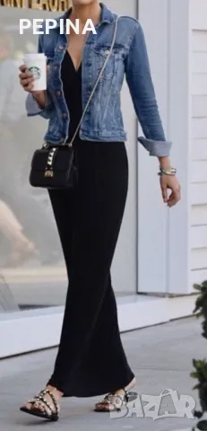 Дамско дънково яке, снимка 5 - Якета - 47663009