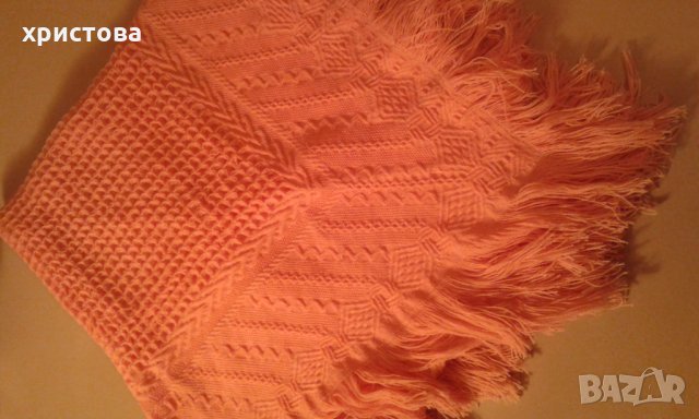 Топъл зимен шал-наметка, снимка 2 - Блузи с дълъг ръкав и пуловери - 31173713