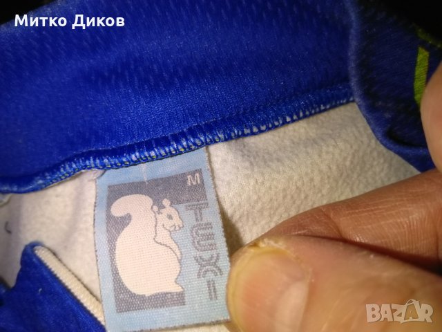 Колездачна тениска маркова на Текси отбор Сигнер силиконов грип дълги ръкави размер М, снимка 10 - Велосипеди - 35466394