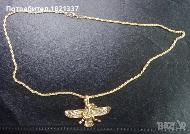 Колие с ангел пазител , снимка 2 - Колиета, медальони, синджири - 51896439