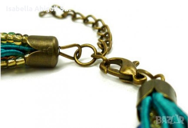 Ръчна изработка колиета в бохемски винтидж стил, снимка 4 - Други - 31426288
