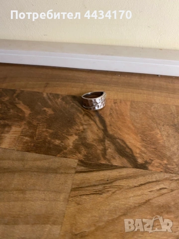 Спешно! Сребърен пръстен (проба 925) – С оригинална касова бележка, снимка 3 - Пръстени - 53341115