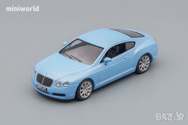 Bentley Continental GT - мащаб 1:43 на DeAgostini моделът е нов в блистер, снимка 1 - Колекции - 42727814