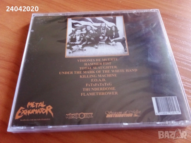 NEW! Wasted Militia – The Frontier Awaits CD killer thrash from Spain, снимка 2 - CD дискове - 54135354