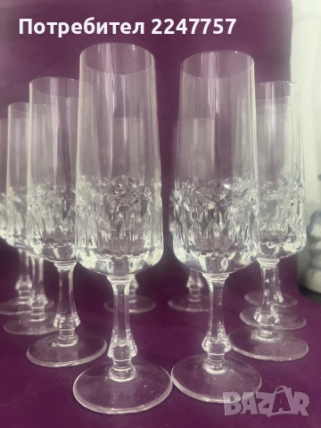 10 бр кристални чаши Diamonte Germany, снимка 7 - Спортни дрехи, екипи - 52464177