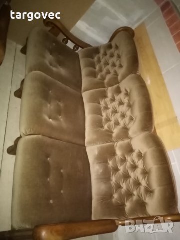 Диван масивна дървесина плюс фотьойл